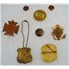 Image 2 : LOT OF 6 MISCELLANEOUS US BADGES / PINS - Incl. Gr