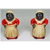 Image 1 : LOT OF 2 BLACK AMERICANA AUNT JEMIMA CAST IRON BAN