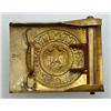 Image 2 : WW2 GERMAN NAZI NAVAL EM BRASS BELT BUCKLE - Maker