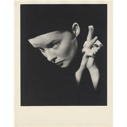 Katharine Hepburn oversize gallery portrait from Sylvia Scarlett by Ernest A. Bachrach