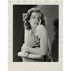 Katharine Hepburn oversize gallery portrait from A Woman Rebels by Ernest A. Bachrach