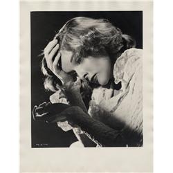 Katharine Hepburn oversize gallery portrait from A Woman Rebels by Ernest A. Bachrach