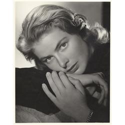 Ingrid Bergman oversize gallery portrait from Notorious by Ernest A. Bachrach