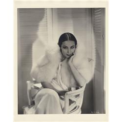 Dolores Del Rio oversize exhibition portrait from Bird of Paradise by Ernest A. Bachrach