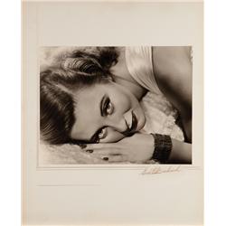 Michele Morgan oversize exhibition portrait by Ernest A. Bachrach