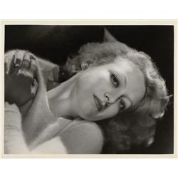 Joan Crawford oversize gallery portrait by Clarence Sinclair Bull
