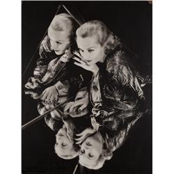 Carole Lombard mural portrait for Dreams For Sale exhibit by George Hurrell