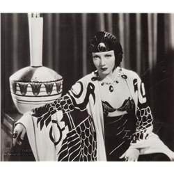 Claudette Colbert mural portrait from Cleopatra for Dreams For Sale exhibit by Eugene Robert Richee