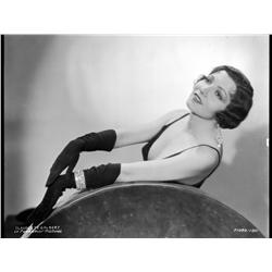 Claudet Colbert camera negative by Otto Dyar