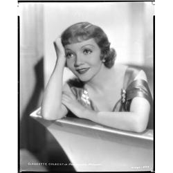 Claudet Colbert camera negatives by Eugene Robert Richee