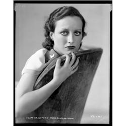 Joan Crawford camera negative by Clarence Sinclair Bull
