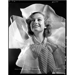 Joan Crawford camera negative by Clarence Sinclair Bull
