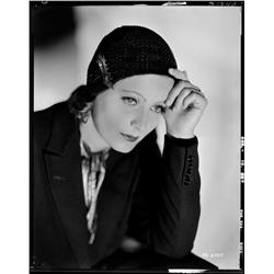 Greta Garbo camera negative from Anna Christie by Clarence Sinclair Bull