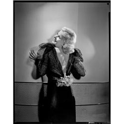 Jean Harlow camera negative from Red Dust by Clarence Sinclair Bull