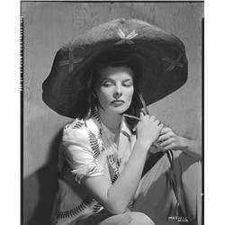 Katharine Hepburn camera negative from Woman of the Year by Clarence Sinclair Bull