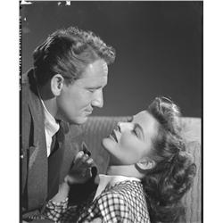 Katharine Hepburn & Spencer Tracy camera negative from Woman of the Year by Clarence Sinclair Bull