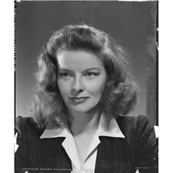 Katharine Hepburn camera negative from Woman of the Year by Clarence Sinclair Bull