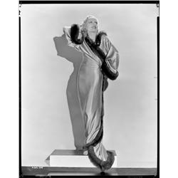 Carole Lombard camera negative by Otto Dyar