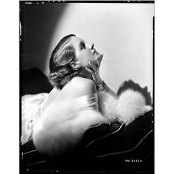 Norma Shearer camera negative from Riptide by George Hurrell