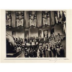 Exhibition portrait by Ernest A. Bachrach from She of Queen Hash-A-Mo-Tep holding court