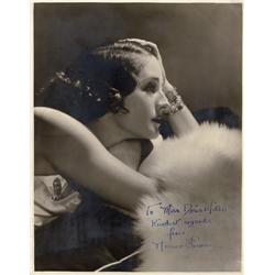 Norma Shearer oversize portrait by George Hurrell signed