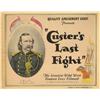 Image 8 : Custer’s Last Fight complete color lobby card set of 8 with original envelope