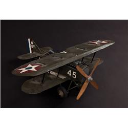 MGM biplane filming miniature