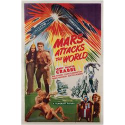 Mars Attacks the World one-sheet poster for the 1950 reissue