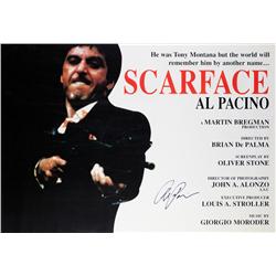 Al Pacino signed Scarface poster