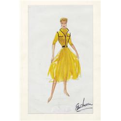 Elois Jenssen costume sketch for Lucille Ball from I Love Lucy