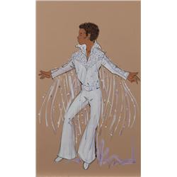 Peter Menefee costume sketch for Michael Jackson in an early 1970’s Jackson 5 TV special, with COA