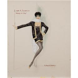 Moss Mabry costume sketch for Liza Minnelli in Rent-a-Cop