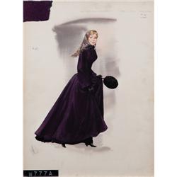 Walter Plunkett costume design of Maria Schell for The Brothers Karamozov