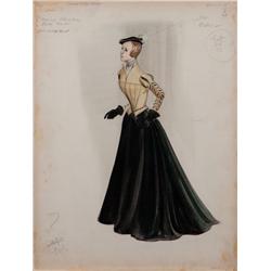 Walter Plunkett costume design for Jean Simmons in Young Bess