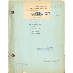 As You Desire Me original 1931 MGM file copy of play used as source for screenplay