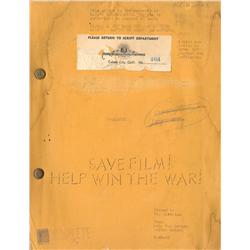 Gaslight original script for the George Cukor film noir classic