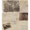 Image 1 : Charcoal storyboards, blueprints, and concept art for Gaslight