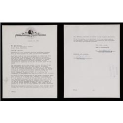 Original Rod Serling Twilight Zone-era signed MGM contract