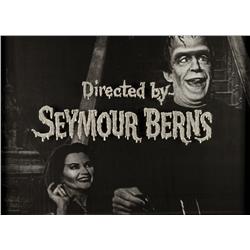 The Munsters original camera title art for director’s credit