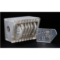 Hero spaceship navigation rack and 8 computer chips from The Invaders