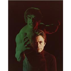 Collection of behind-the-scenes photos of Bill Bixby and Lou Ferrigno from The Incredible Hulk