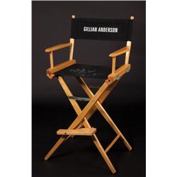 Gillian Anderson signed X-Files director chair