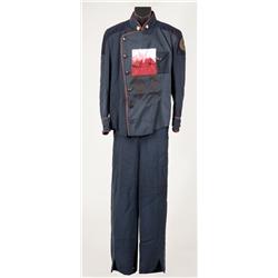 Pair of Edward James Olmos “Commander Adama” costumes from Battlestar Galactica