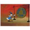 Image 1 : Donald Duck with Mickey Mouse Club gong production cel