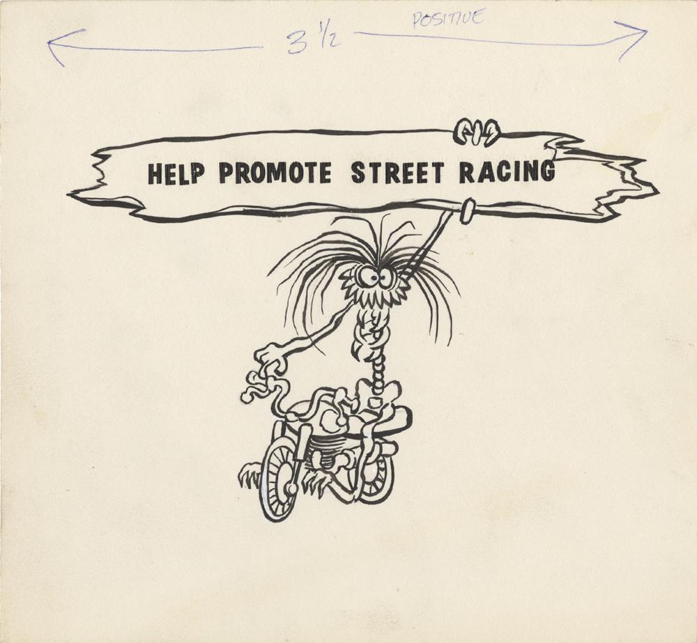 Ed “Big Daddy” Roth original pen & ink illustration “Help Promote ...
