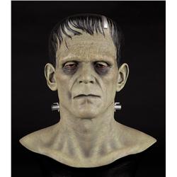Artists proof life-size Boris Karloff Frankenstein bust hand-painted by Gino Acevedo