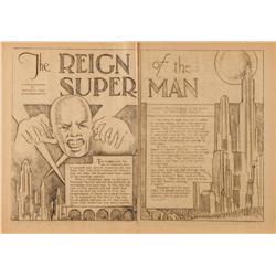 Original 1933 issue of The Reign of the Super-Man
