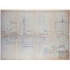 Image 2 : Collection of seven large blueprints of ships and armaments for the 1959 version of Ben-Hur