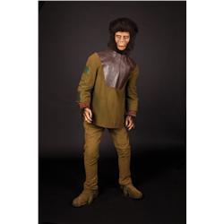 Screen-used “Caesar” chimpanzee costume display from Planet of the Apes