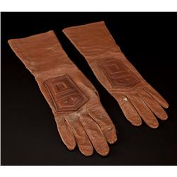 Maurice Evans Dr. Zaius gauntlet gloves from Planet of the Apes, Beneath the Planet of the Apes & TV